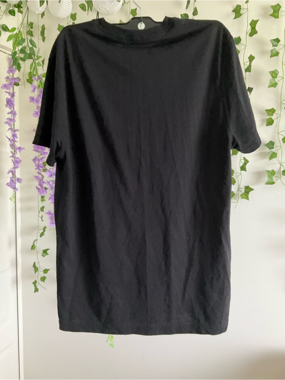 Hanes Black Short Sleeve Crew Neck Tee